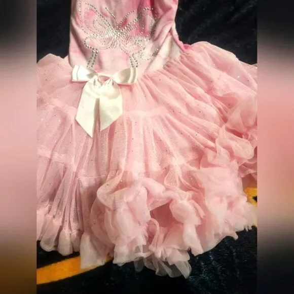 Girl's 4-5 Years Red Pink Lot of 2 Dresses NWT Knit Works & Popatu - Picture 14 of 16